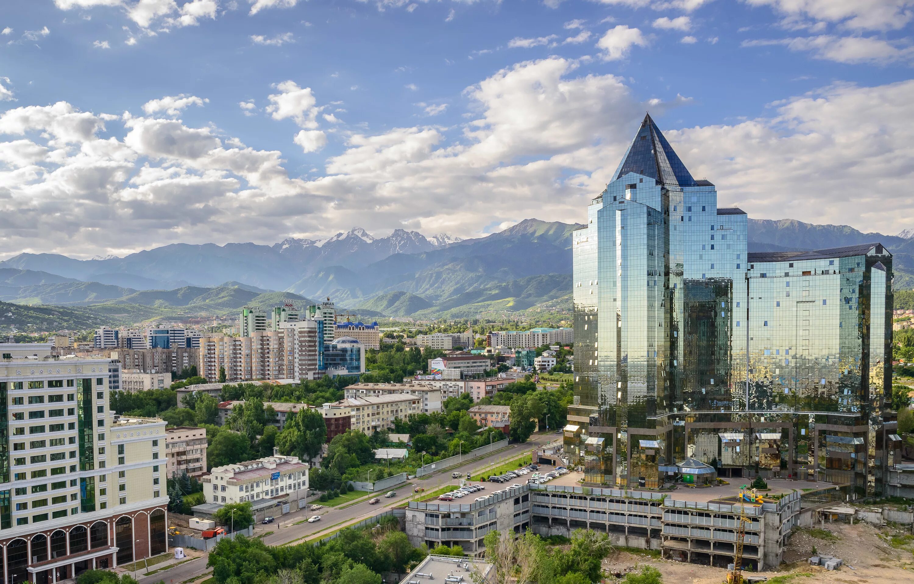 Almaty city view