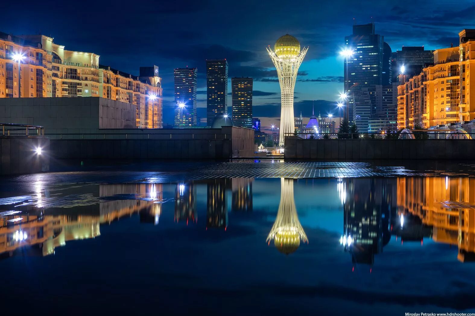 Evening Astana Skyline